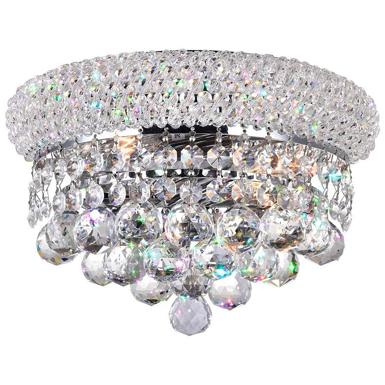 Image 1 Empire 2 Light Wall Sconce With Chrome Finish
