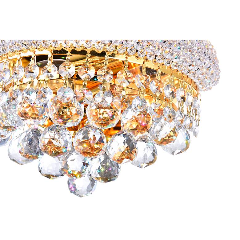 Image 4 Empire 2 Light Wall Sconce With Gold Finish more views