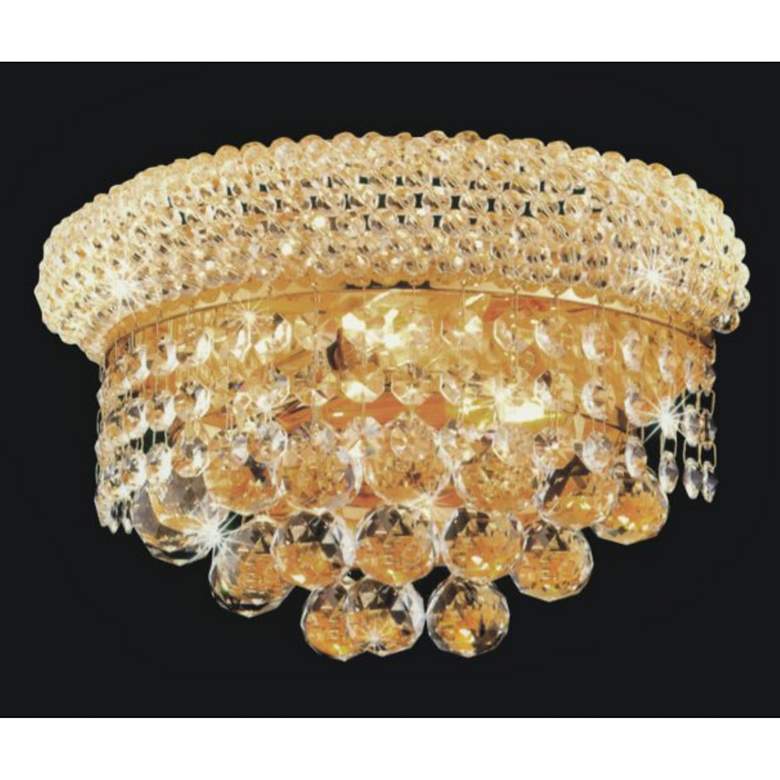 Image 5 Empire 2 Light Wall Sconce With Gold Finish more views