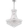 1_Empire 20" Wide Chrome and Crystal 14-Light Chandelier