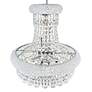 3_Empire 20" Wide Chrome and Crystal 14-Light Chandelier more views
