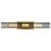 Empire 24"W Brushed Brass 2-Light Bath Light w/ Smoke Glass