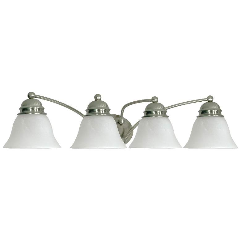 Image 1 Empire 28 3/4" Wide Brushed Nickel 4-Light Bath Light
