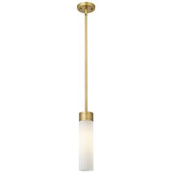 Empire 3 1/4" Wide Brushed Brass Mini Pendant