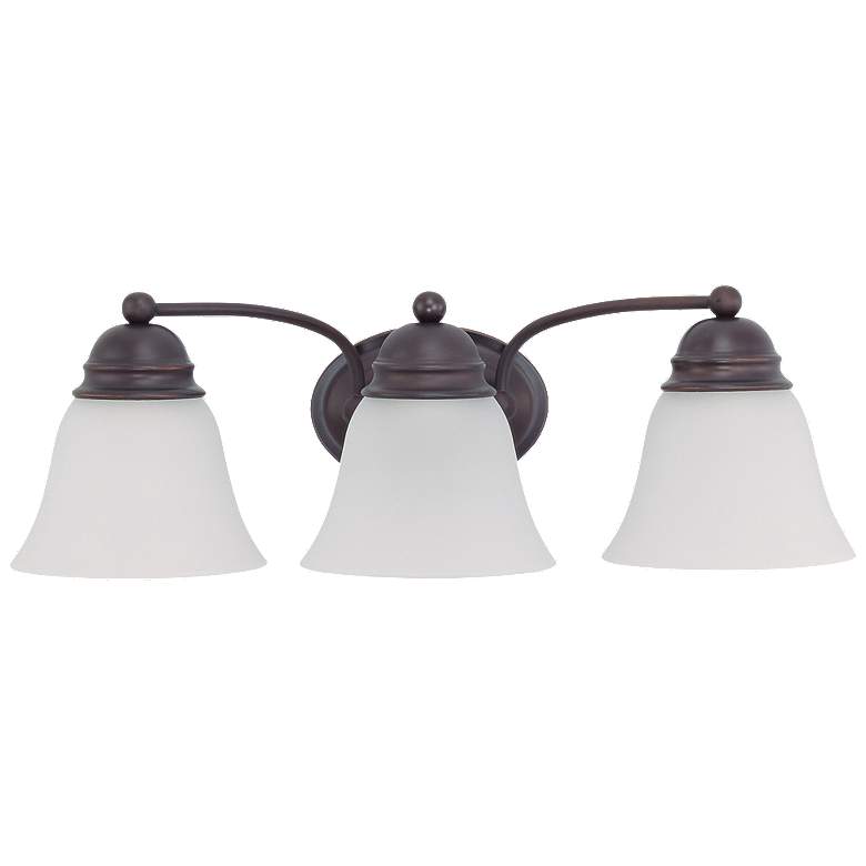 Image 1 Empire; 3 Light; 21 in.; Vanity with Frosted White Glass