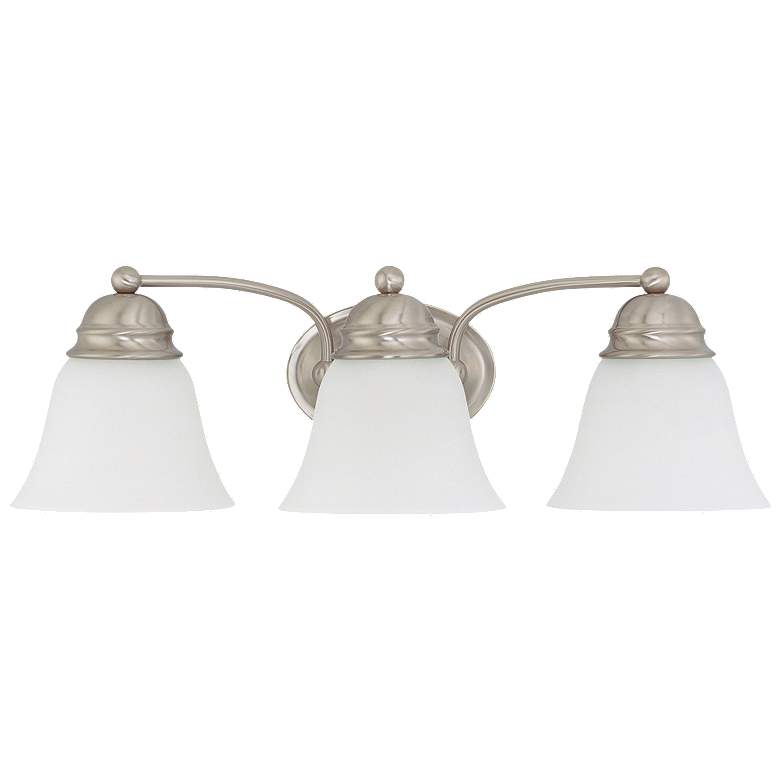 Image 1 Empire; 3 Light; 21 in.; Vanity with Frosted White Glass