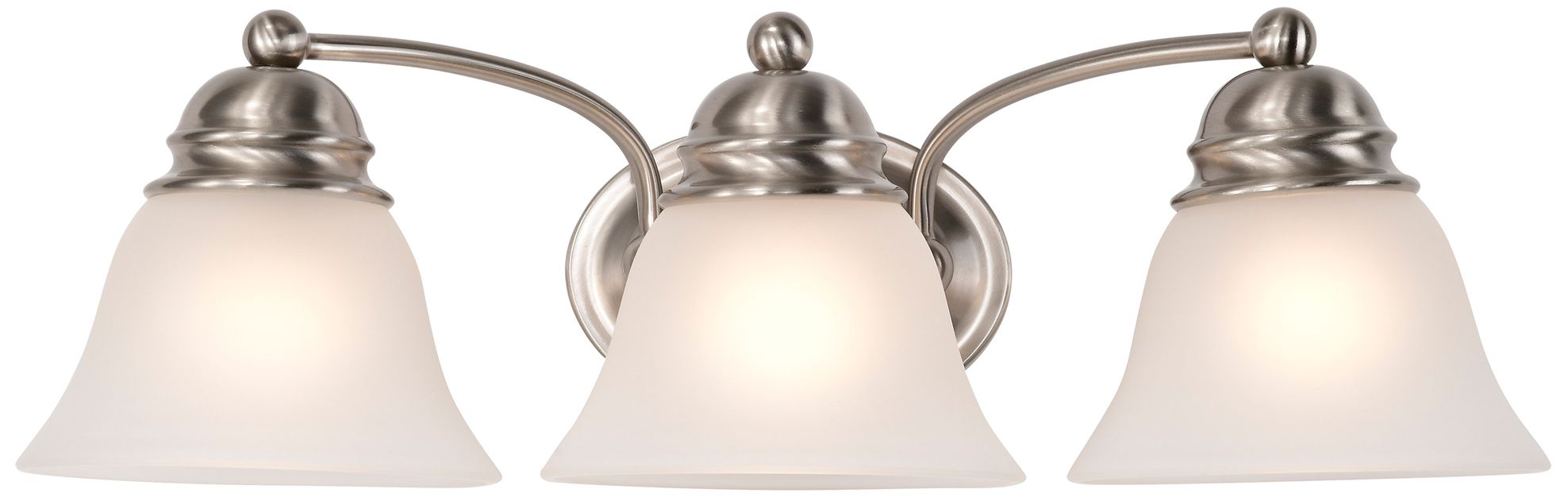 Image 3 Empire; 3 Light; 21 in.; Vanity with Frosted White Glass more views