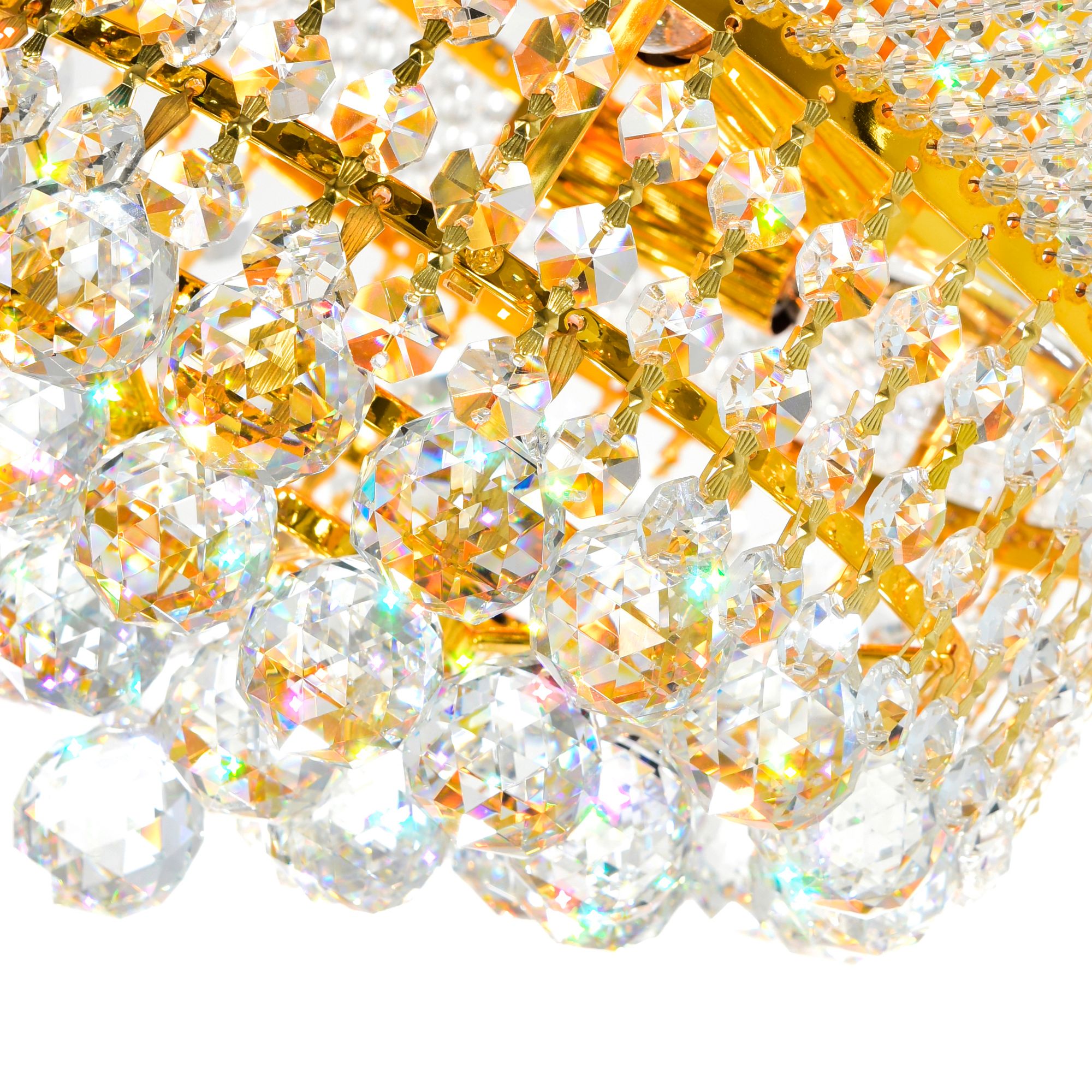 Image 3 Empire 3 Light Flush Mount With Gold Finish more views