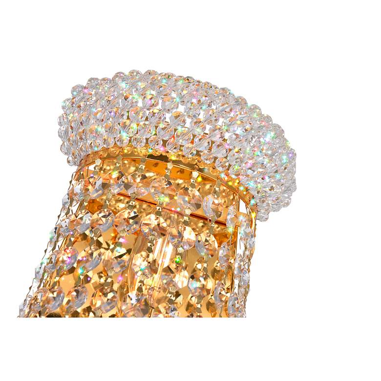Image 4 Empire 3 Light Wall Sconce With Gold Finish more views
