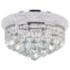 Empire 4 Light Flush Mount With Chrome Finish