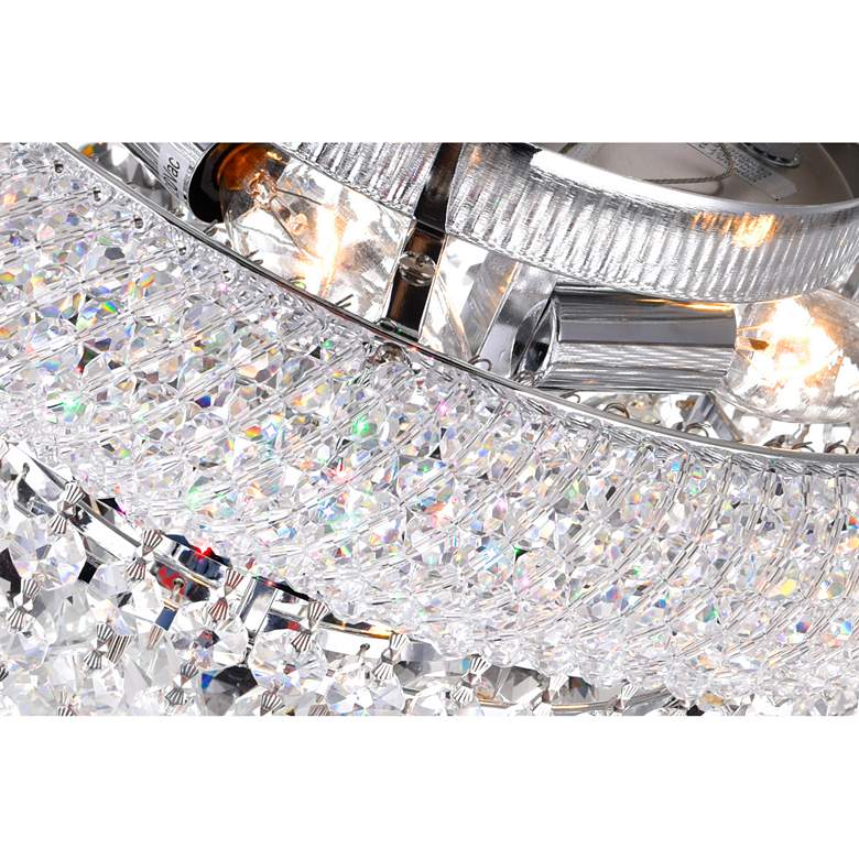 Image 3 Empire 4 Light Flush Mount With Chrome Finish more views