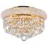 Empire 4 Light Flush Mount With Gold Finish