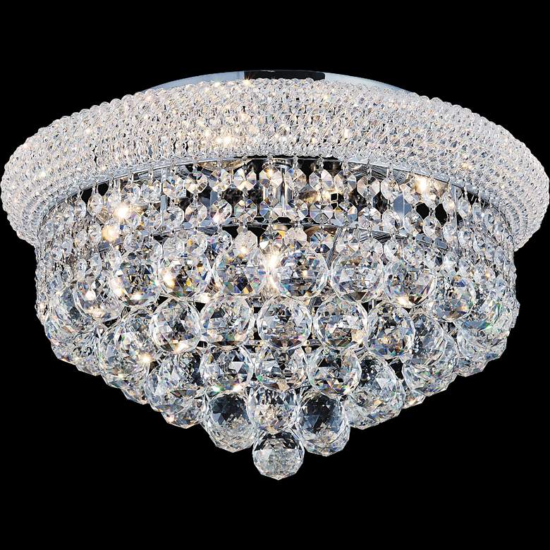 Image 1 Empire 5 Light Flush Mount With Chrome Finish