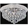 1_Empire 5 Light Flush Mount With Chrome Finish
