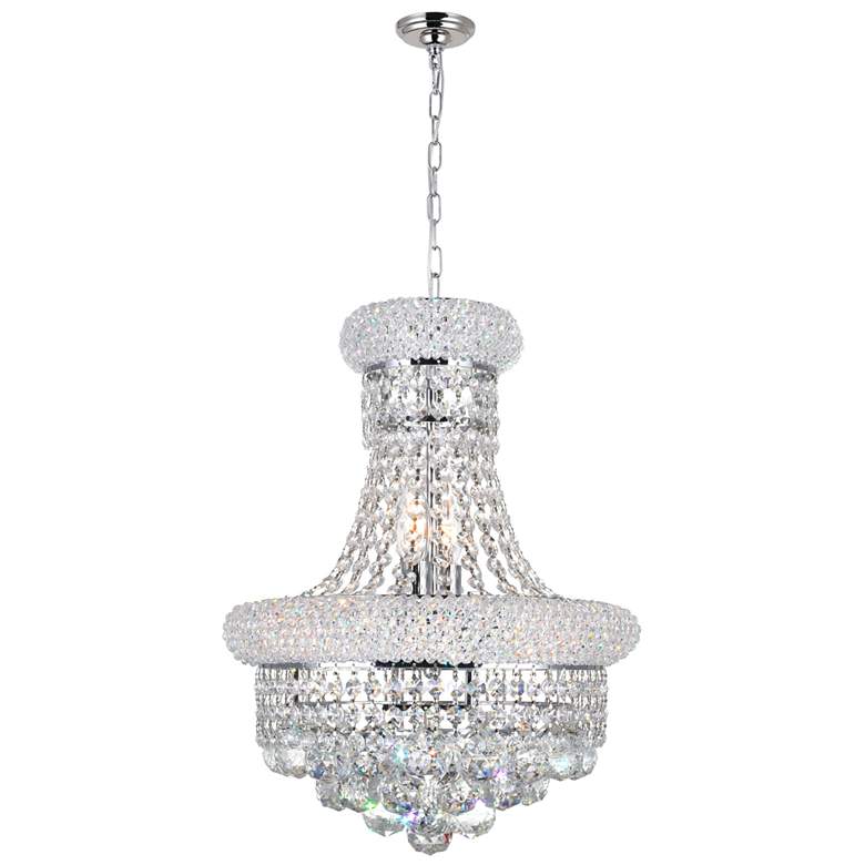 Image 1 Empire 6 Light Chandelier With Chrome Finish