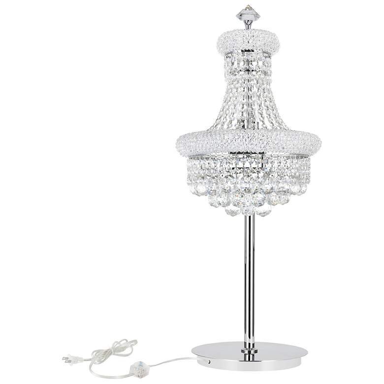 Image 6 Empire 6 Light Table Lamp With Chrome Finish more views