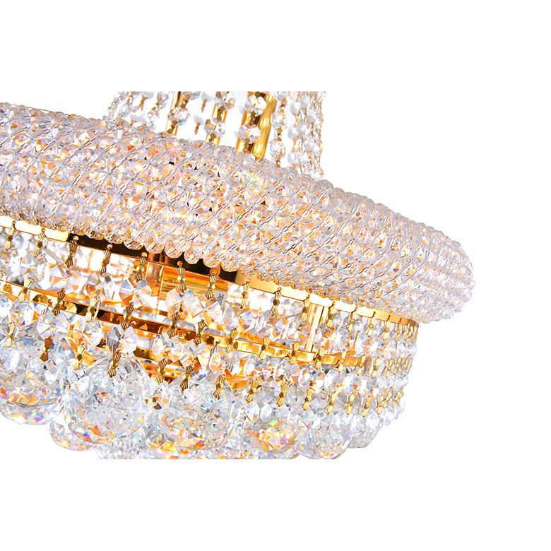 Image 5 Empire 8 Light Down Chandelier With Gold Finish more views