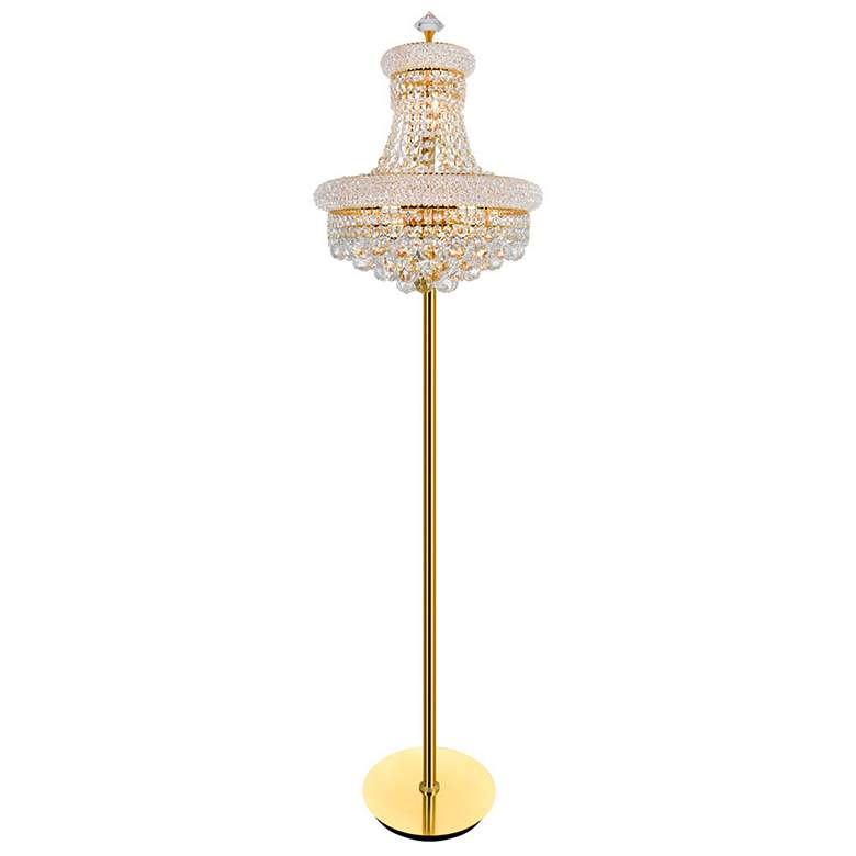 Image 1 Empire 8 Light Floor Lamp With Gold Finish