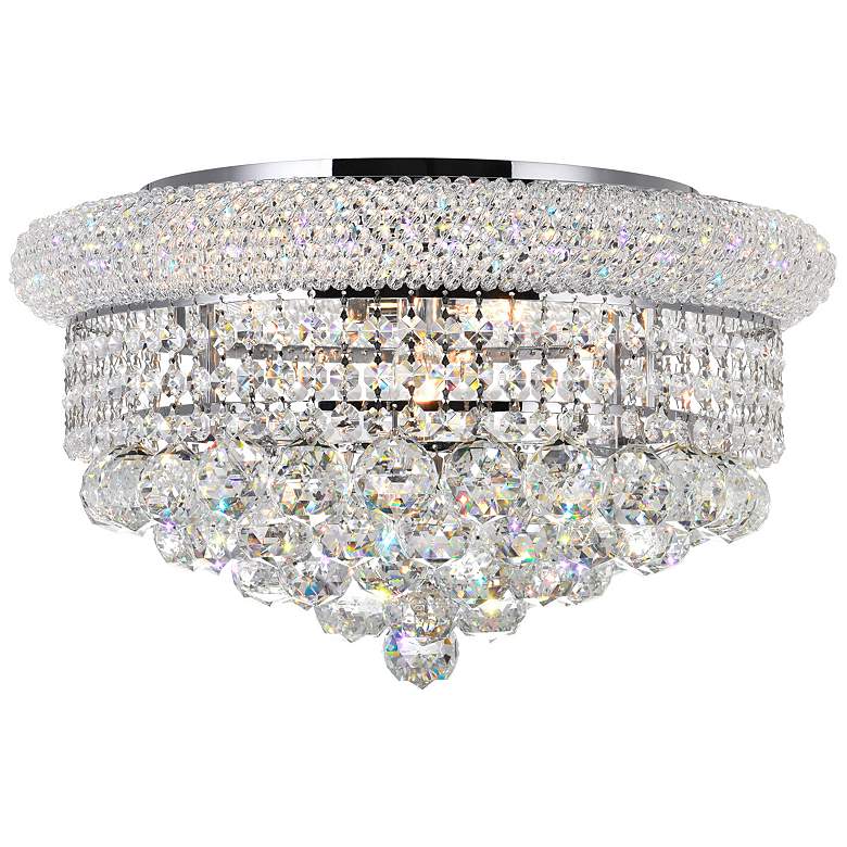 Image 1 Empire 8 Light Flush Mount With Chrome Finish