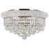 Empire 8 Light Flush Mount With Chrome Finish