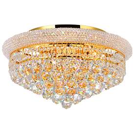 Image1 of Empire 8 Light Flush Mount With Gold Finish