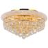 Empire 8 Light Flush Mount With Gold Finish
