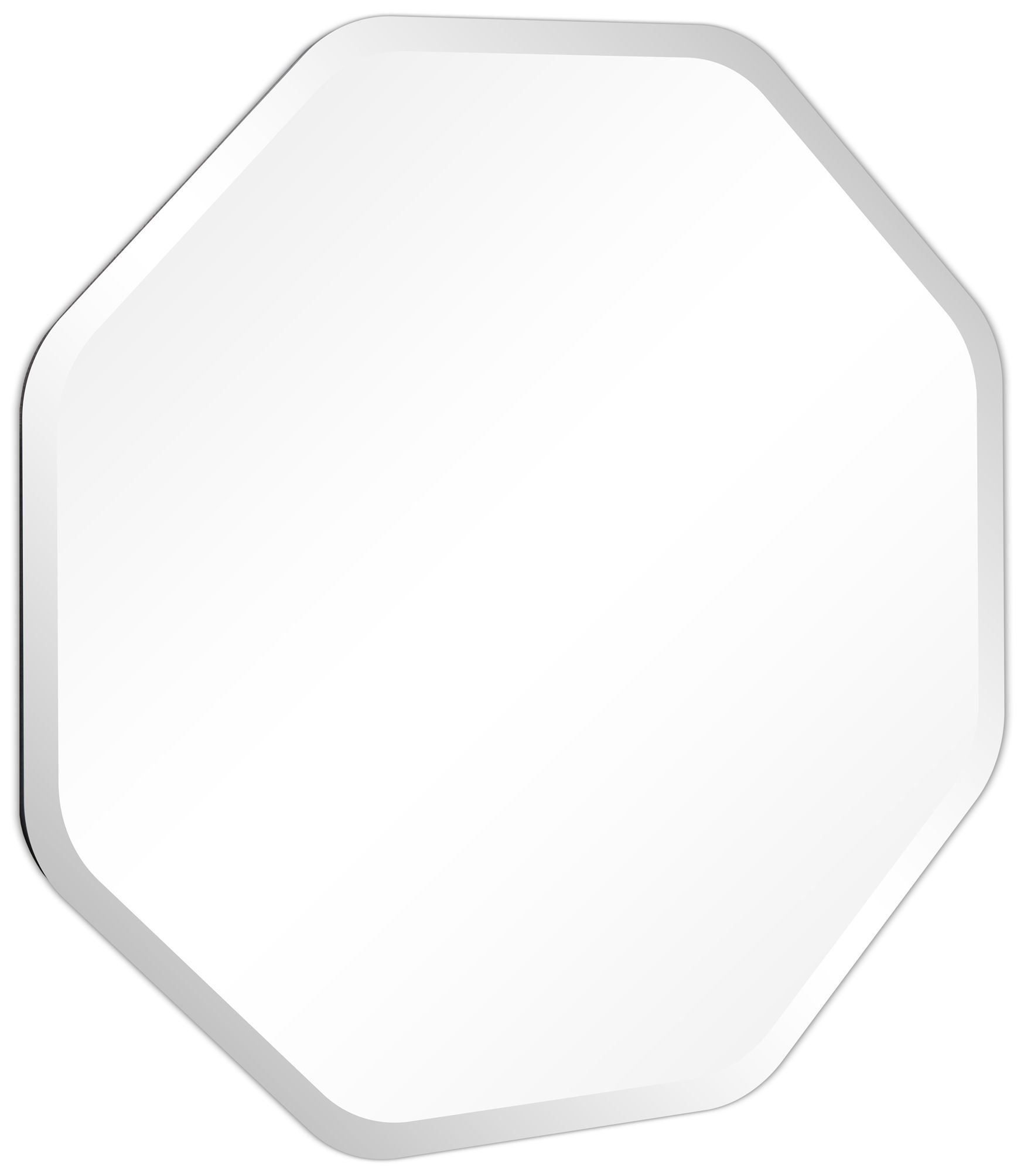 Thumbnail3 of Empire Art Direct Beveled Octagonal Black Matte Finished Wall Mirror more views