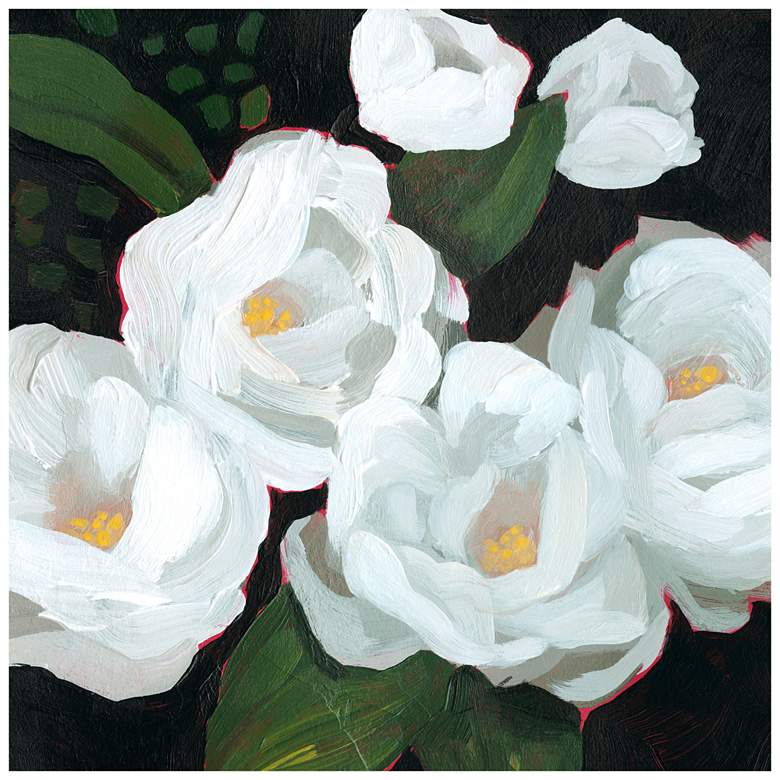 Image 1 Empire Art Direct Blossom Serenity I Flower Printed Tempered Glass Wall Art
