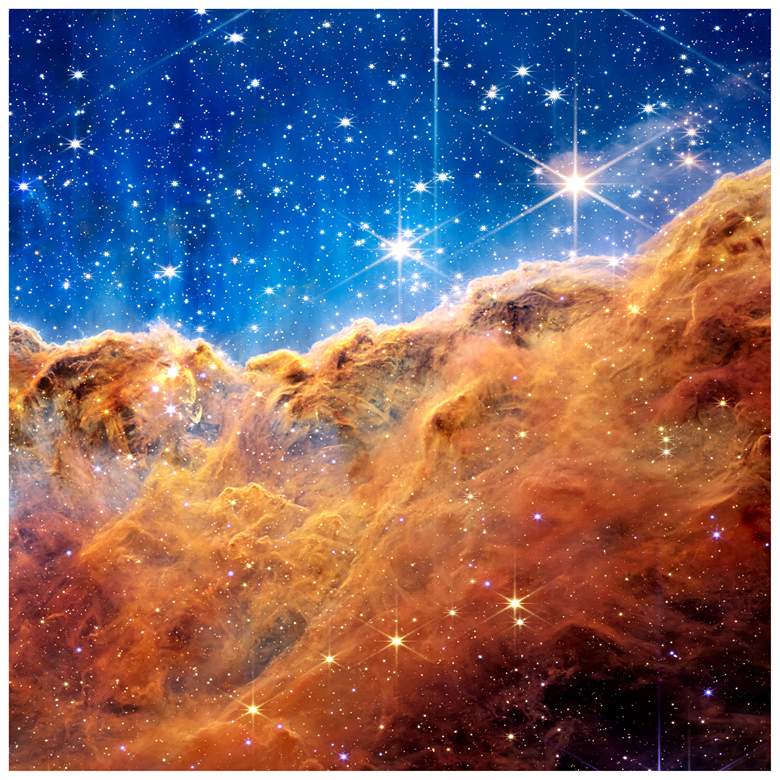 Image 1 Empire Art Direct Carina Nebula II Printed Tempered Glass Wall Art