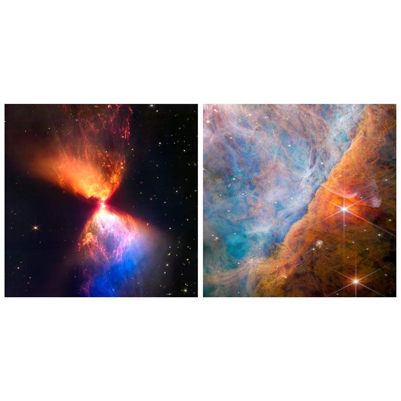 Image 1 Empire Art Direct Celestial Wonders Printed Tempered Glass Wall Art