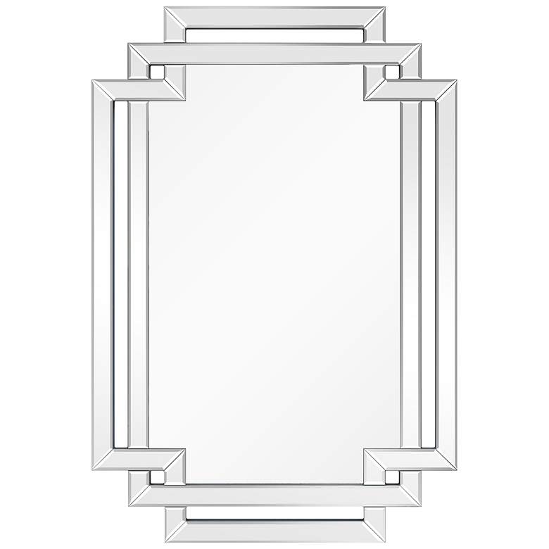 Image 2 Empire Art Direct Crosspath Beveled Framed Wall Mirror