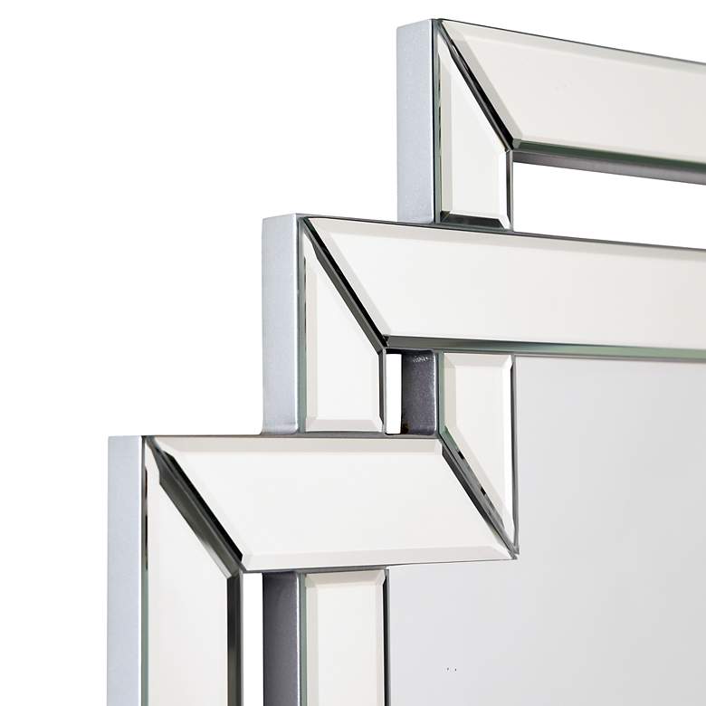 Image 4 Empire Art Direct Crosspath Beveled Framed Wall Mirror more views