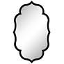 2_Empire Art Direct Curved Scalloped Wall Mirror on Black Matte Frame