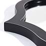 4_Empire Art Direct Curved Scalloped Wall Mirror on Black Matte Frame more views