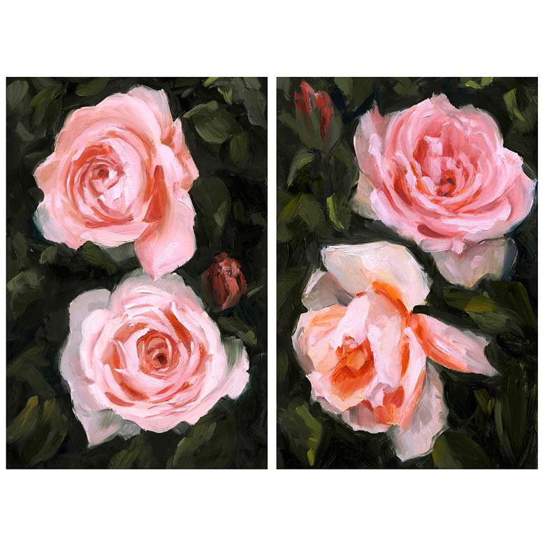 Image 1 Empire Art Direct Ethereal Roses Printed Tempered Glass Wall Art