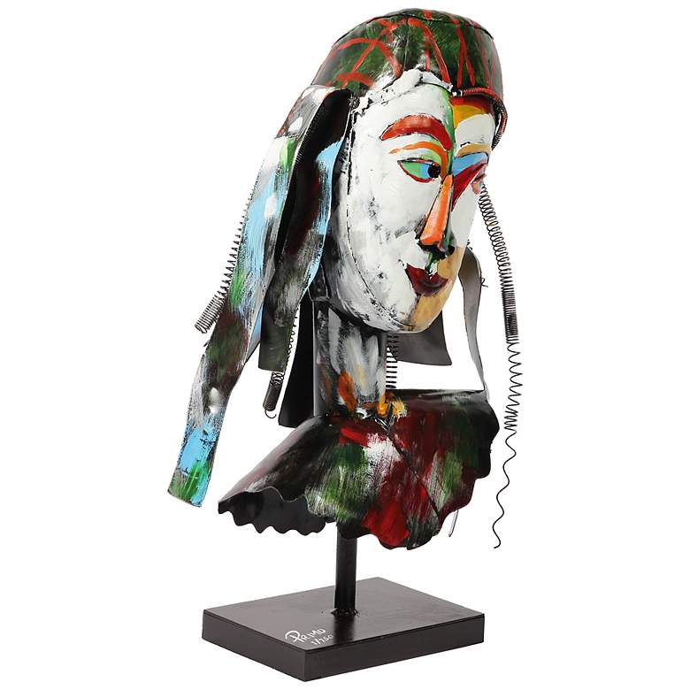 Image 3 Empire Art Direct "Homme 1 " Iron Hand-Painted Colorful Art Sculpture more views