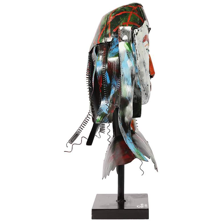 Image 4 Empire Art Direct "Homme 1 " Iron Hand-Painted Colorful Art Sculpture more views