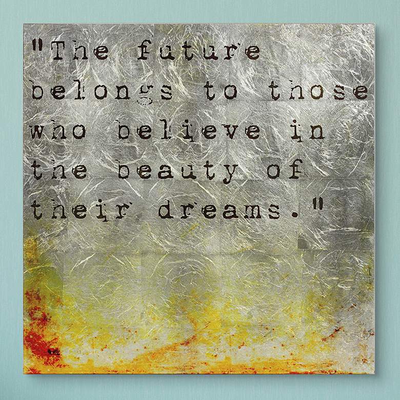 Image 1 Empire Art Direct "Future" Reverse Printed Tempered Glass with Si