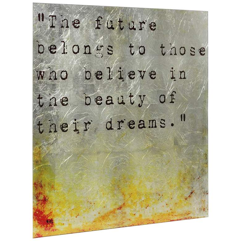 Image 3 Empire Art Direct "Future" Reverse Printed Tempered Glass with Si more views