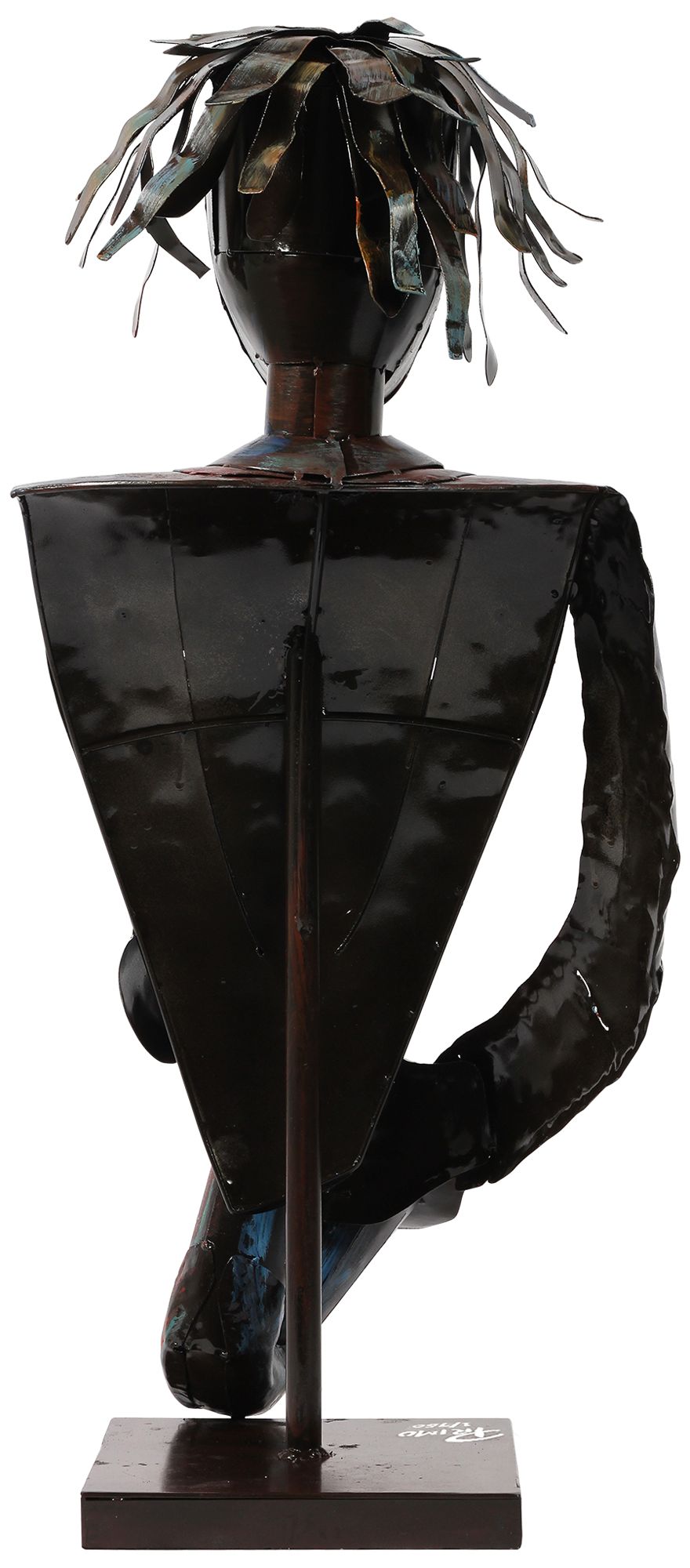 Image 5 Empire Art Direct "The Sxophonist" Iron Hand-Painted Colorful Art more views