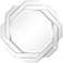 Empire Art Direct Interlaced 34" Round Beveled Framed Wall Mirror