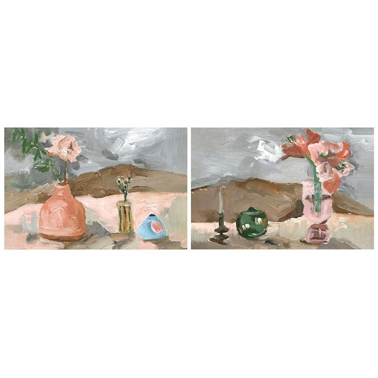 Image 1 Empire Art Direct Rustic Still Life Printed Tempered Glass Wall Art