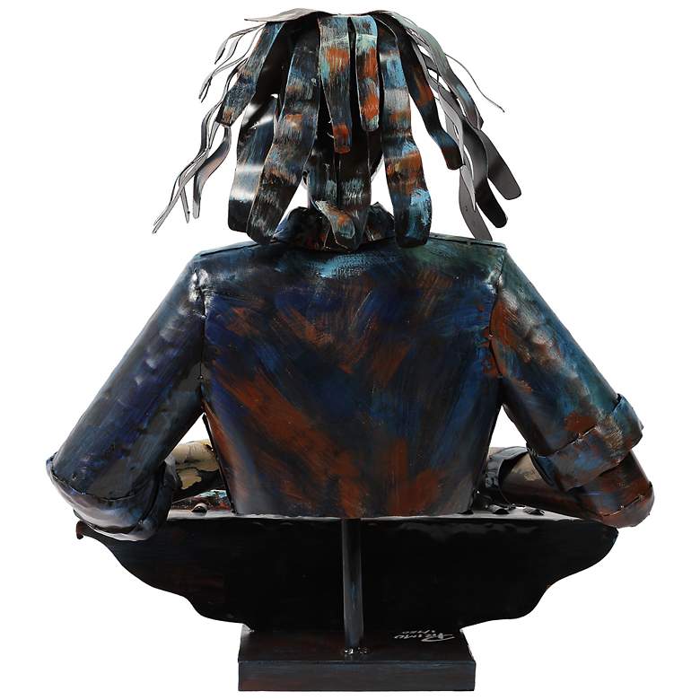 Image 5 Empire Art Direct "The Pianist" Iron Hand-Painted Colorful Art Sculpture more views