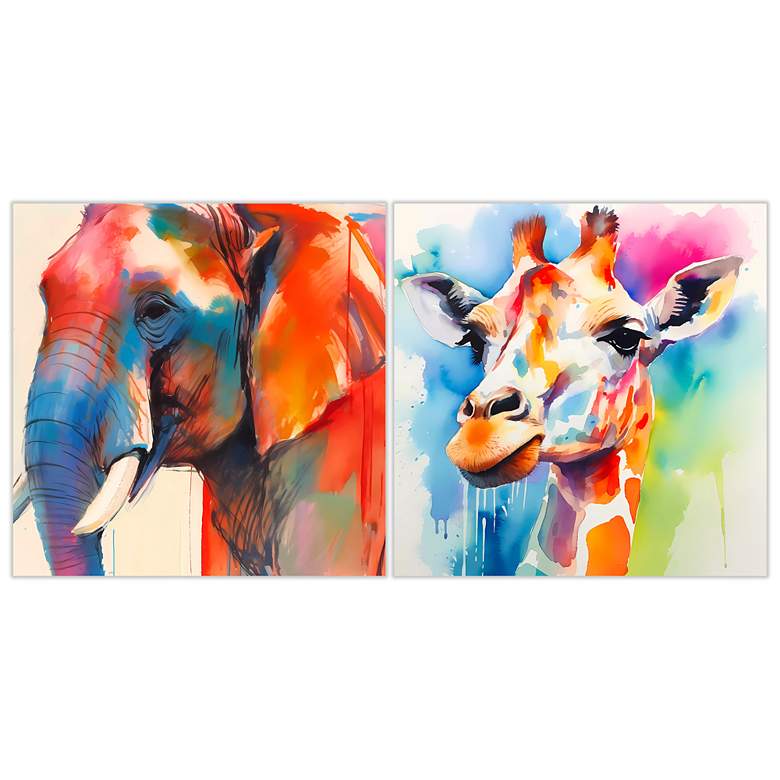 Image 1 Empire Art Direct Vibrant Majesty Printed Tempered Glass Wall Art