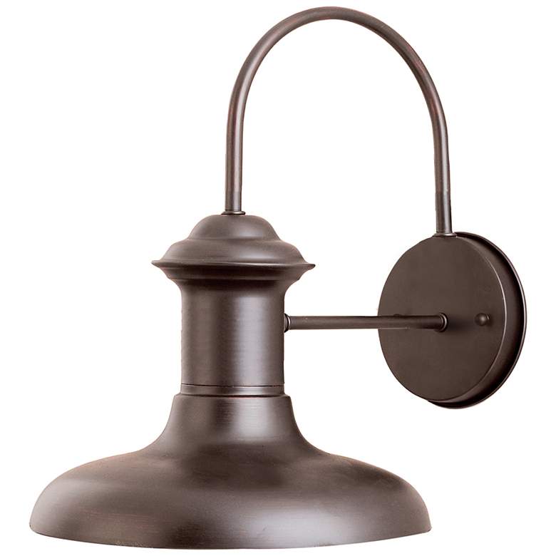 Image 1 Empire Bronze 10 1/2" High Outdoor Wall Mount Lamp