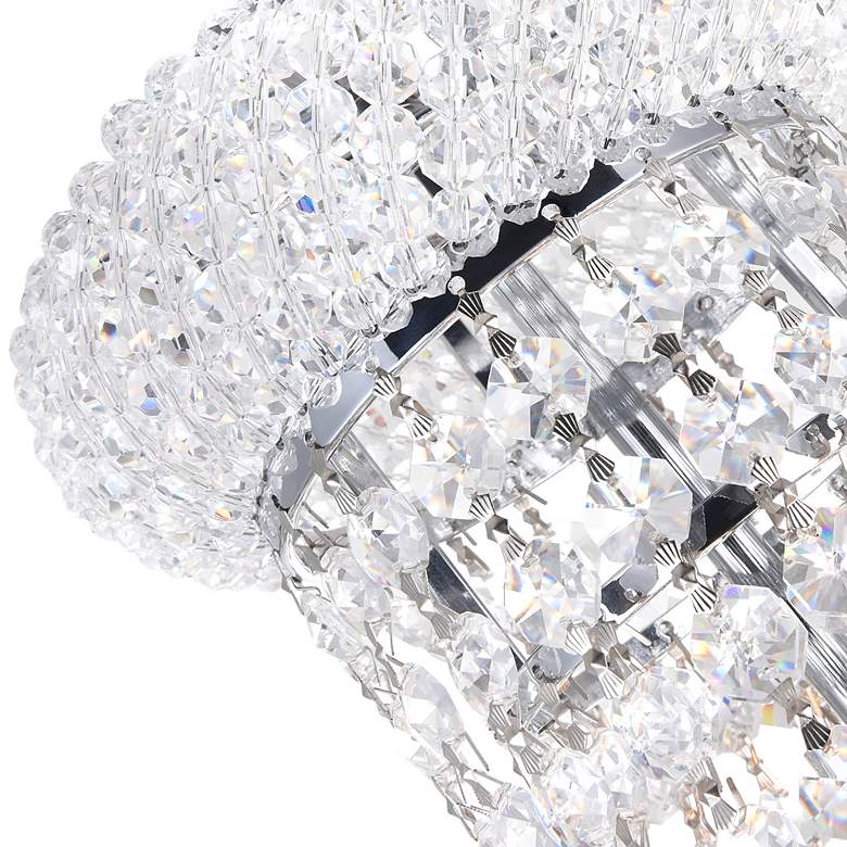 Image 3 Empire Chrome and Crystal Floor Lamp more views
