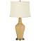 Empire Gold Fog Linen Shade Anya Table Lamp