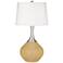 Empire Gold Fog Linen Shade Spencer Table Lamp