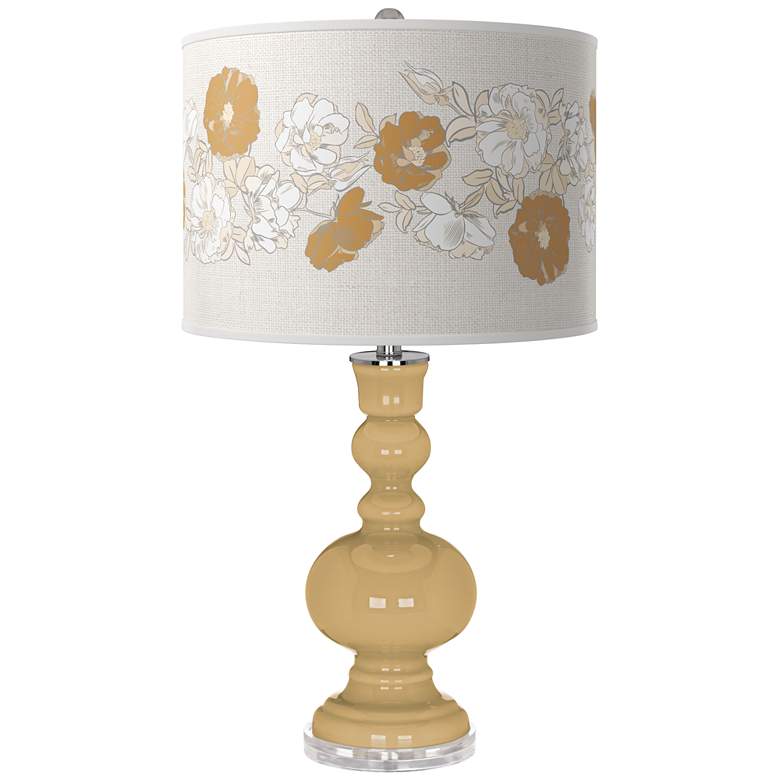 Image 1 Empire Gold Rose Bouquet Apothecary Table Lamp