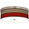 Empire Red Giclee Energy Efficient Ceiling Light